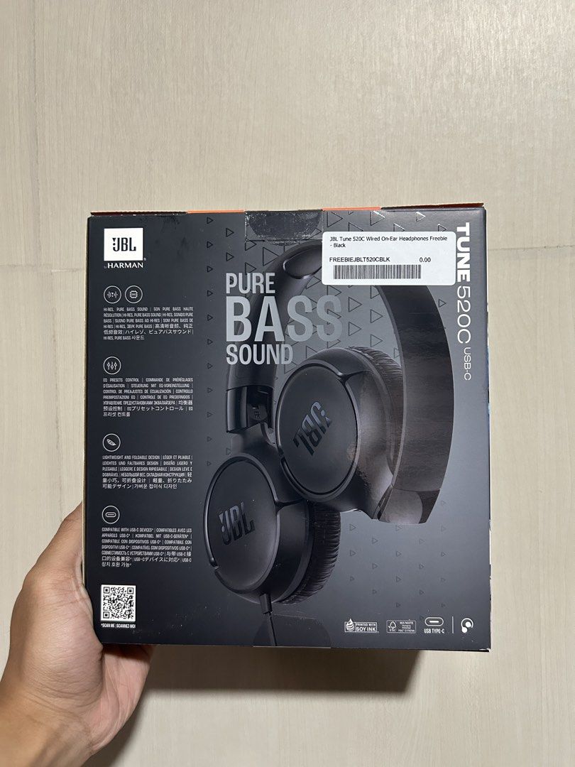 JBL Headphone TUNE 520C (Category: Headphones & Headsets) located in Manila. Submitted by amieladvento (Listing ID 1469068073, Image 2). Description: .