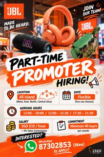 Part time job, Jobs, Internships & Others on Carousell