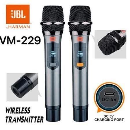 JBL Pro VM229 Wireless Microphone System (Category: Microphones) located in Manila. Submitted by ericklee23 (Listing ID 1469083228, Image 3). Description: - Brand new and unopened JBL Pro VM229 wireless microphone system - Includes dual UHF handheld microphones and receiver unit - Ideal for karaoke, events, and stage performances - Convenient standard charging port on the mics - Ready to use straight out of the box.