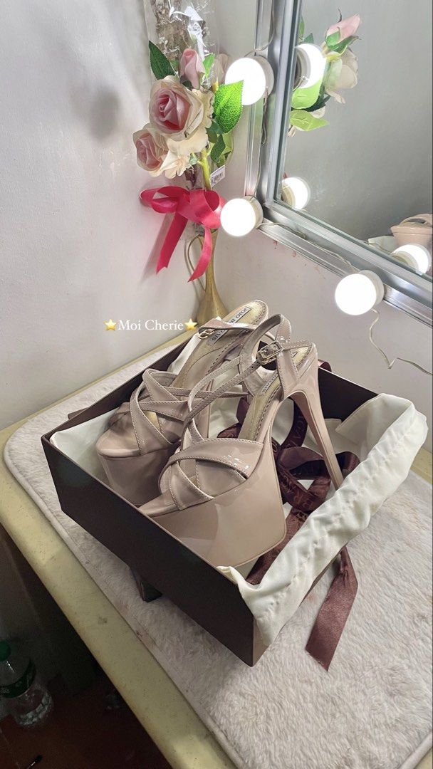 JOJO BRAGAIS in PIA Platform Pageant Heels (Category: Heels) located in Naga. Submitted by thesecondbloom (Listing ID 1468945150, Image 3). Description: FOR SALE JOJO BRAGAIS in PIA Platform Pageant Heels Size 9 > price + sf - nude glossy - size 9 - personal used in 1 pageant - hard to let go! rarely used - in very good condition! Inclusions: Original branded box Dust bag Branded ribbon 📦 ship thru JNT | payment first policy 📍 Naga City, PH .