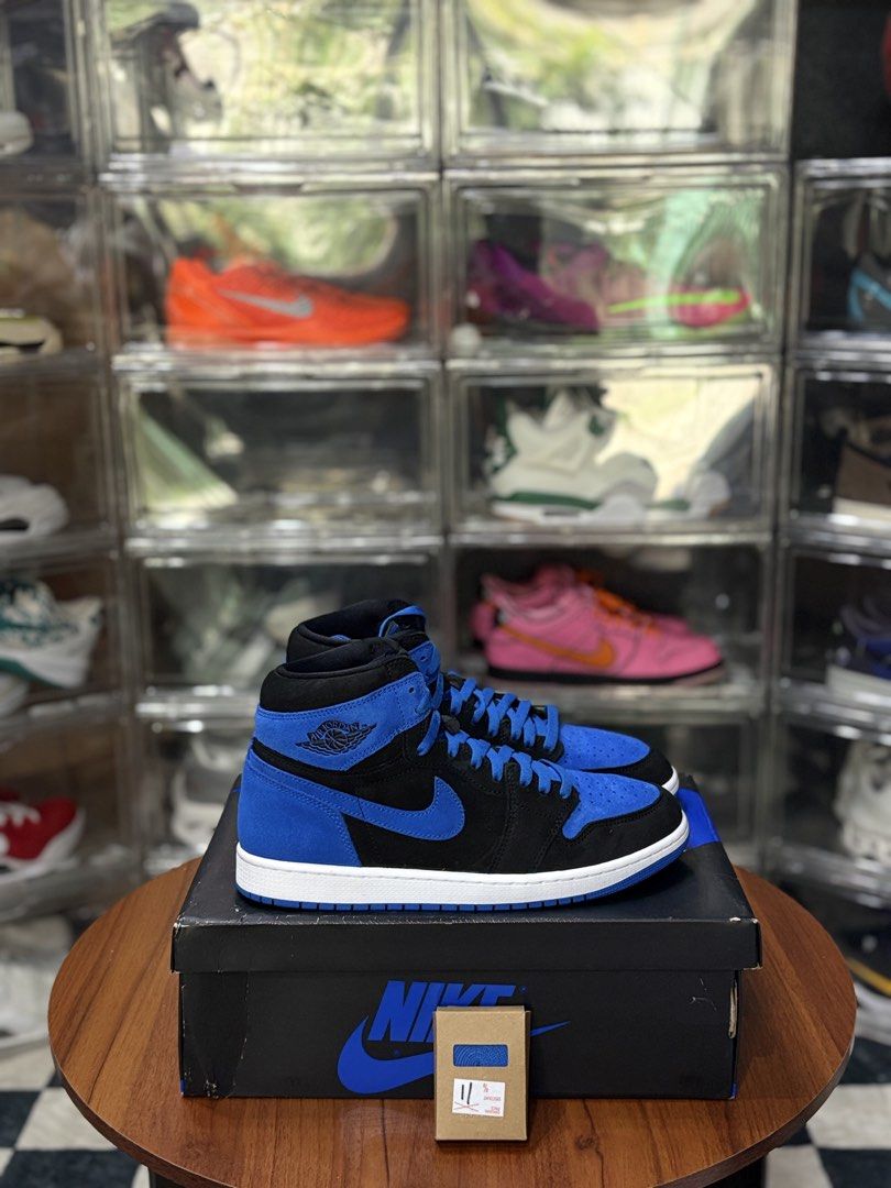 Jordan 1 High Royal Reimagined (Category: Sneakers) located in Cavite. Submitted by jairo13 (Listing ID 1468954021, Image 1). Description: Jordan 1 High Royal Reimagined 11us -| Used 2x ₱2,195.00 Ig&Fb: ShoesoleCavite 📍Silang,Cavite 🚚Jrs / Lbc / Lalamove 💵Gcash / Gotyme / Bdo We accept card payment & QR Ph We buy profitable pairs 24/7. Dm for appraisal Store Open Hours: 12Pm - 7PM Gmaps/Waze: ShoesoleCavite .