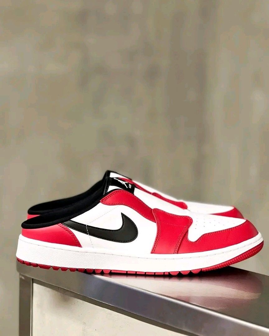 Jordan 1 Mule Golf Chicago (Category: Golf) located in Manila. Submitted by clevercrystal_254bfe (Listing ID 1469138213, Image 2). Description: Jordan 1 Mule Golf 'Chicago' • Men's &Women's • Brand new and 100% Authentic Onhand 50% downpayment is required to avoid cancellation 💳 Payment Methods: GCash & Bank Transfer 📦 Shipping Options: Lalamove, Grab, LBC, J&T we accept COD No cancelation Order With DP.
