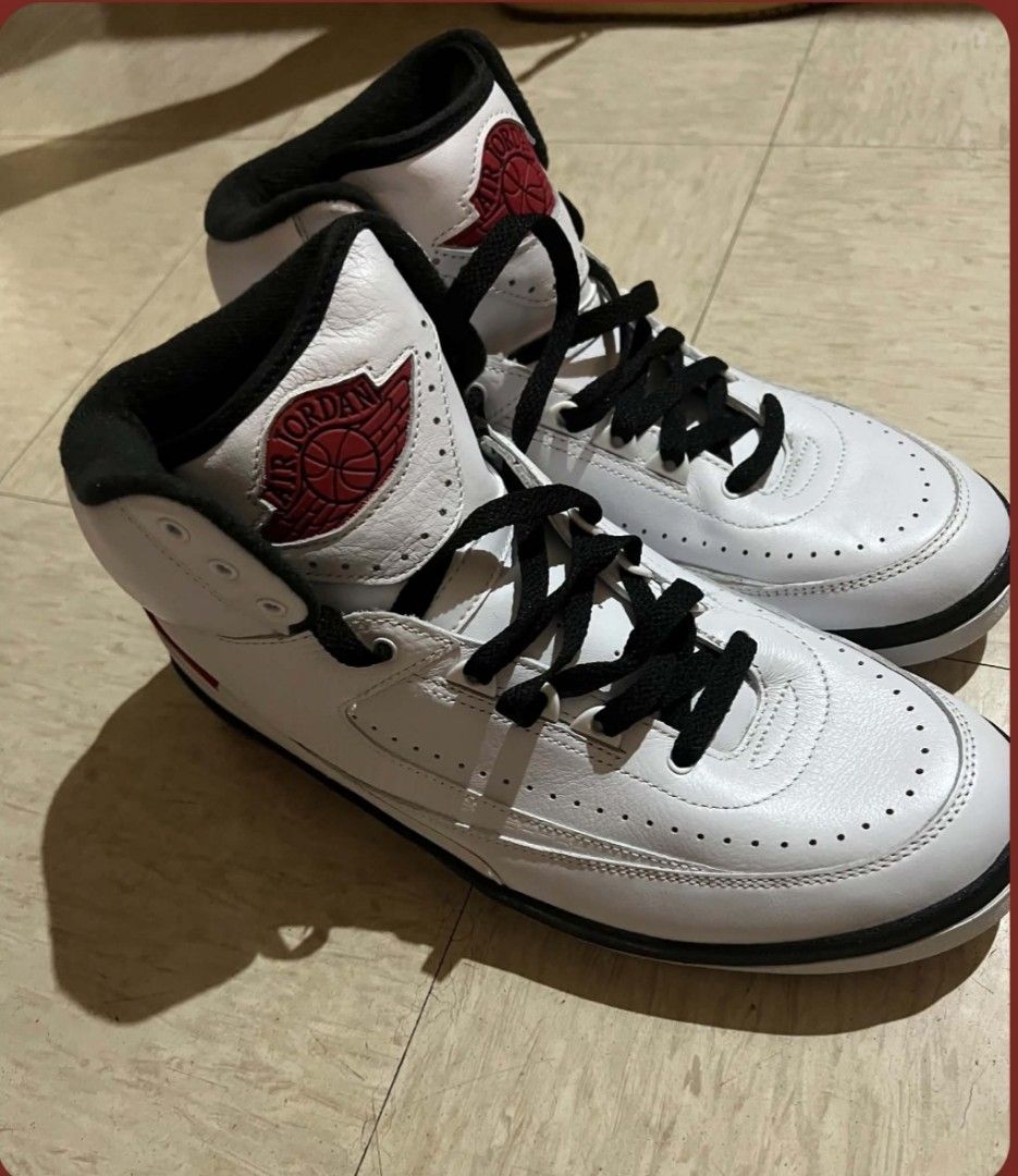 Jordan 2 orig (Category: Casual Shoes) located in Quezon City. Submitted by epictree.a37e8d (Listing ID 1469047296, Image 1). Description: Never used just kept. 100% orig. no box. QC WEST AVE AREA.
