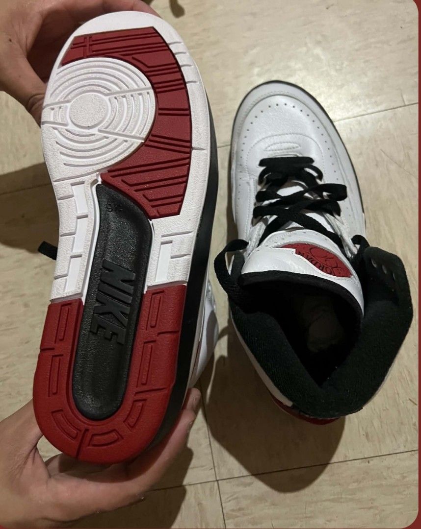 Jordan 2 orig (Category: Casual Shoes) located in Quezon City. Submitted by epictree.a37e8d (Listing ID 1469047296, Image 3). Description: Never used just kept. 100% orig. no box. QC WEST AVE AREA.