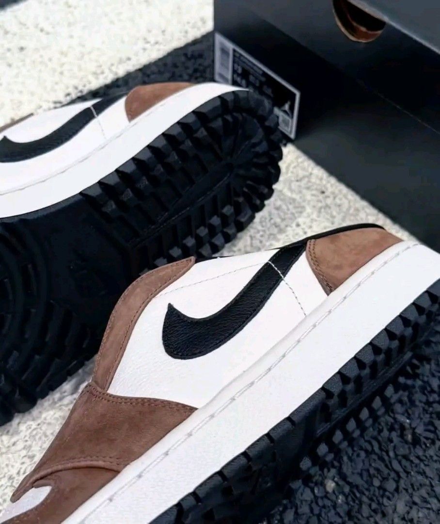 Jordan Golf Mule Baroque Brown (Category: Golf) located in Manila. Submitted by clevercrystal_254bfe (Listing ID 1469049229, Image 2). Description: Jordan Golf Mule Baroque Brown White All size are available Men's Women's we ship Nationwide same Day Delivery.