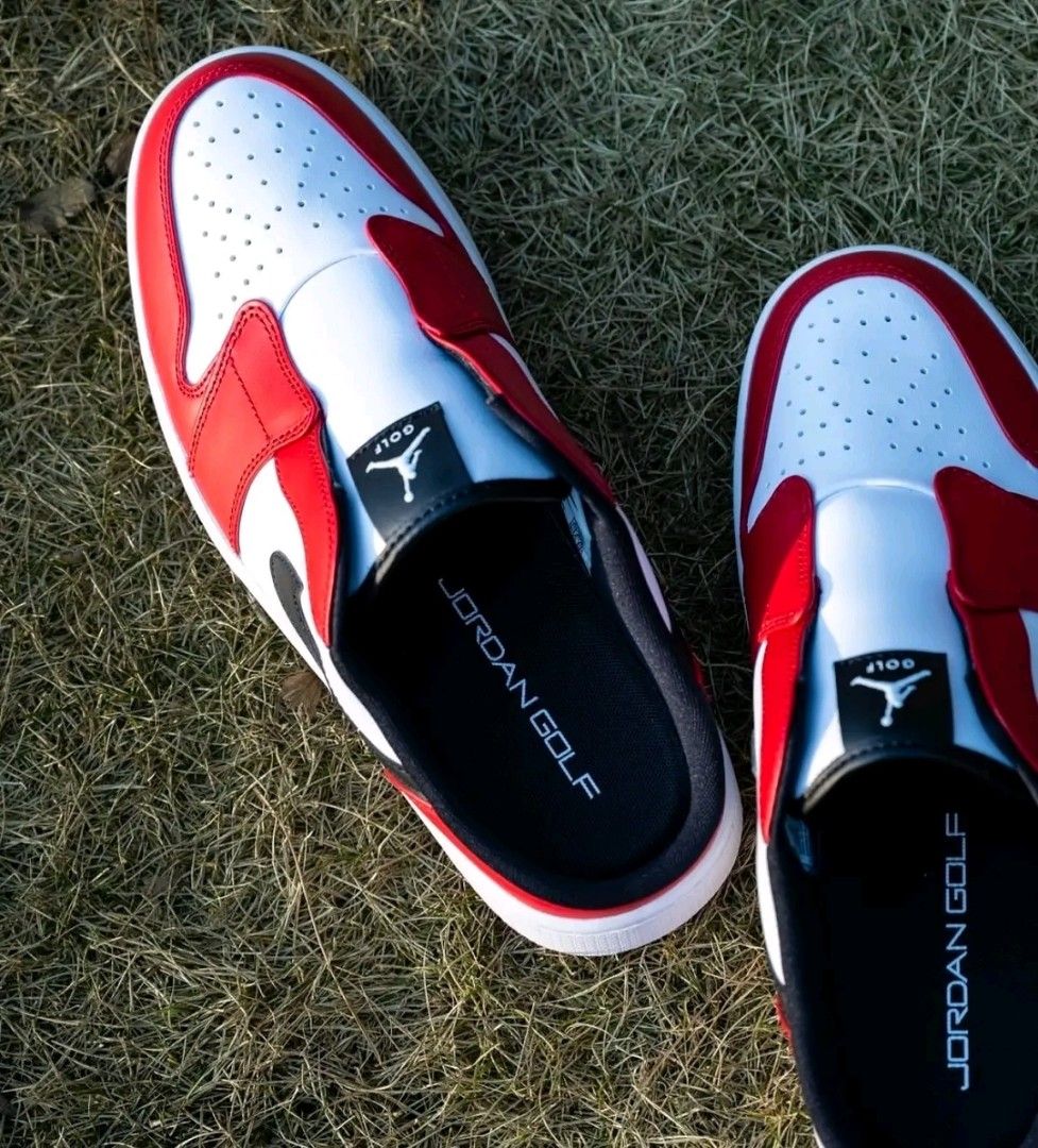 Jordan Low Mule Golf Chicago (Category: Golf) located in Manila. Submitted by clevercrystal_254bfe (Listing ID 1469124078, Image 2). Description: J.o.r.d.a.n 1 Low Mule Golf “Chicago” All size are available.