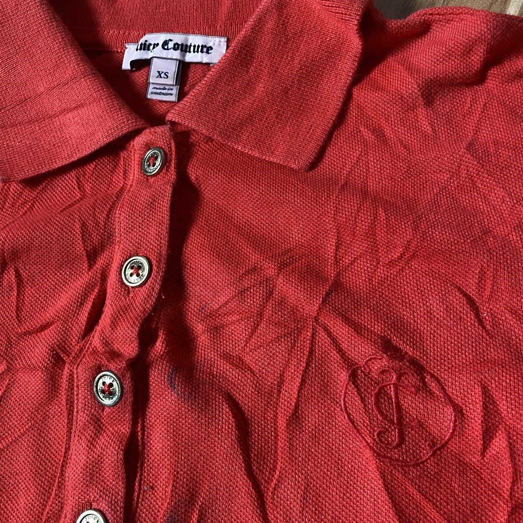 Juicy couture polo tops (Category: Others Tops) located in Paete. Submitted by fat.archives (Listing ID 1469094104, Image 2). Description: Dimes Bust 17 Length 21 +sf.