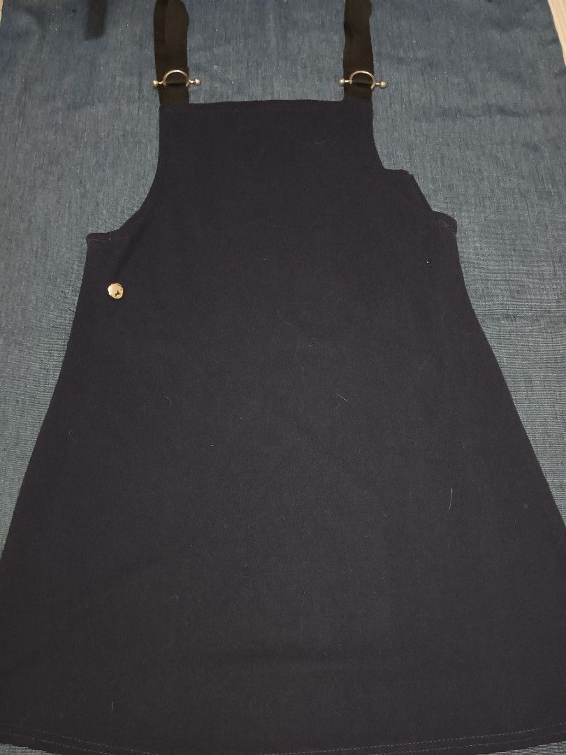 Jumper Dress (Category: Jumpsuits) located in Caloocan City. Submitted by justleanne (Listing ID 1468955215, Image 1). Description: Issue: Missing 1 button.