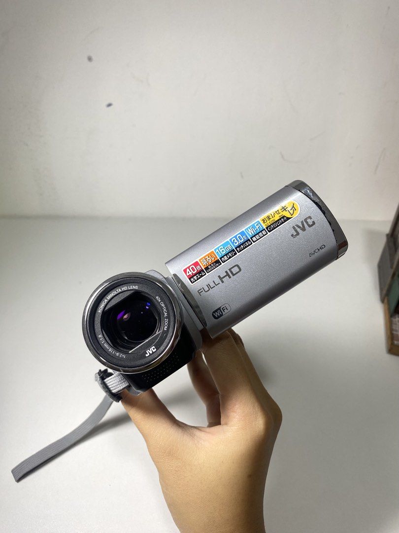 JVC Everio GZ-EX250S (Category: Video Cameras) located in Quezon City. Submitted by helloclassiques (Listing ID 1469028851, Image 3). Description: With built-in Wi-Fi direct mode feature that enables remote control/viewing, live monitoring, and instant sharing from camcorder to your phone! 🌸🍄 🌟All buttons are working. Clean lens. Touchscreen LCD— no ghost touch. 270° rotatable/flip-out screen. No issue. Specs: With 16 GB internal memory CMOS s