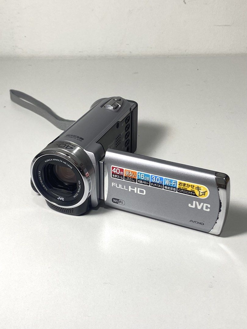 JVC Everio GZ-EX250S (Category: Video Cameras) located in Quezon City. Submitted by helloclassiques (Listing ID 1469028851, Image 1). Description: With built-in Wi-Fi direct mode feature that enables remote control/viewing, live monitoring, and instant sharing from camcorder to your phone! 🌸🍄 🌟All buttons are working. Clean lens. Touchscreen LCD— no ghost touch. 270° rotatable/flip-out screen. No issue. Specs: With 16 GB internal memory CMOS s