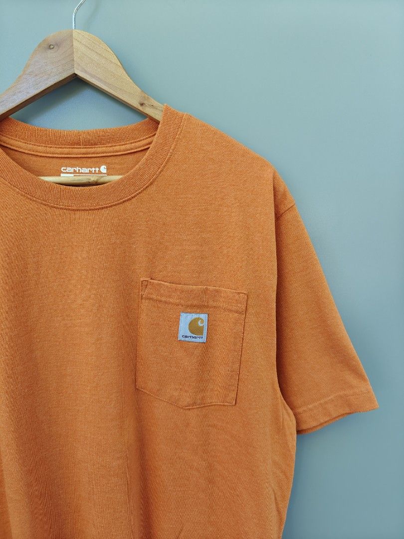 K87 Carhartt (Category: Tshirts & Polo Shirts ) located in Alaminos. Submitted by epargne (Listing ID 1469020742, Image 2). Description: ◾Size : Large ◾Dimes : Length" 30, Width"23 ◾LIKENEW CONDITION! ◾WASHED W/ FABCON AND READY TO WEAR 🛒Price : + Shipping fee.