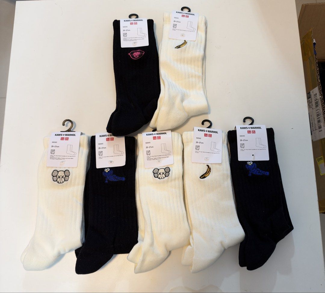 Kaws warhol socks (Category: Shoe inserts & accessories) located in Naic. Submitted by yozaktcg (Listing ID 1469003851, Image 1). Description: .