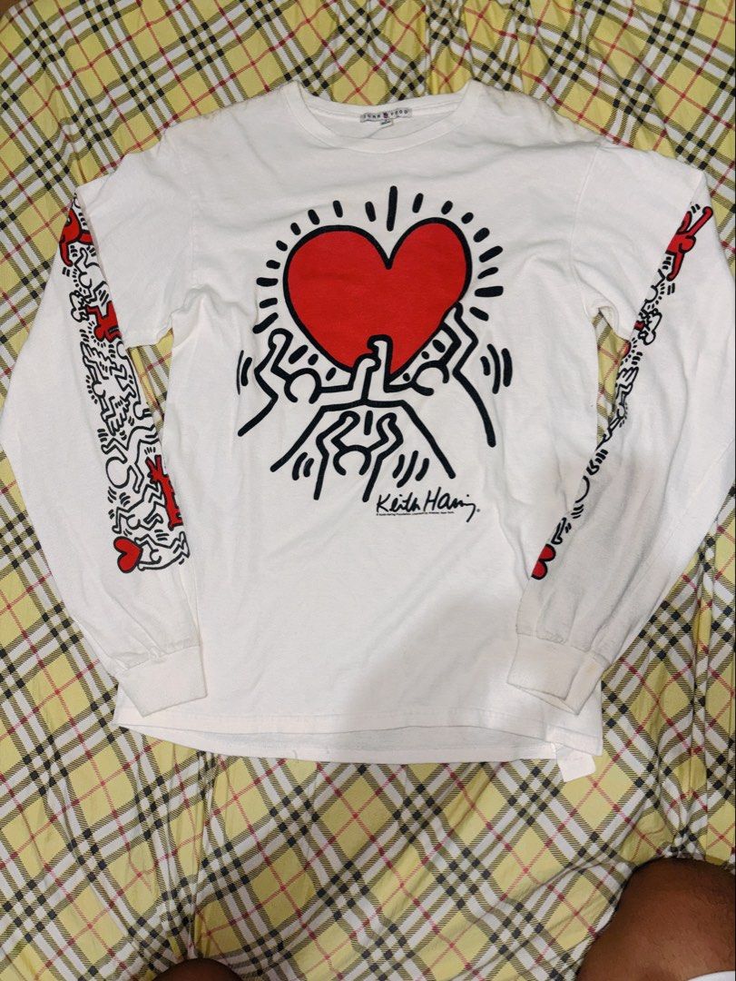Keith Haring Longsleeves w/ Sleeve Hits. (Category: Coats, Jackets and Outerwear) located in Manila. Submitted by erxm.thrift (Listing ID 1469087550, Image 1). Description: .