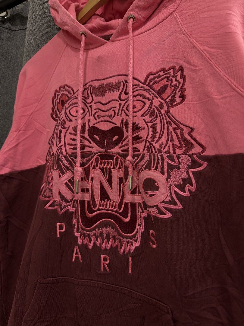 Kenzo (authentic) (Category: Coats, Jackets and Outerwear) located in Quezon City. Submitted by macleen17 (Listing ID 1469014956, Image 2). Description: Kenzo Size M Exllent Condition Two Colors Big logo Embroidery Design in front Made in Portugal.