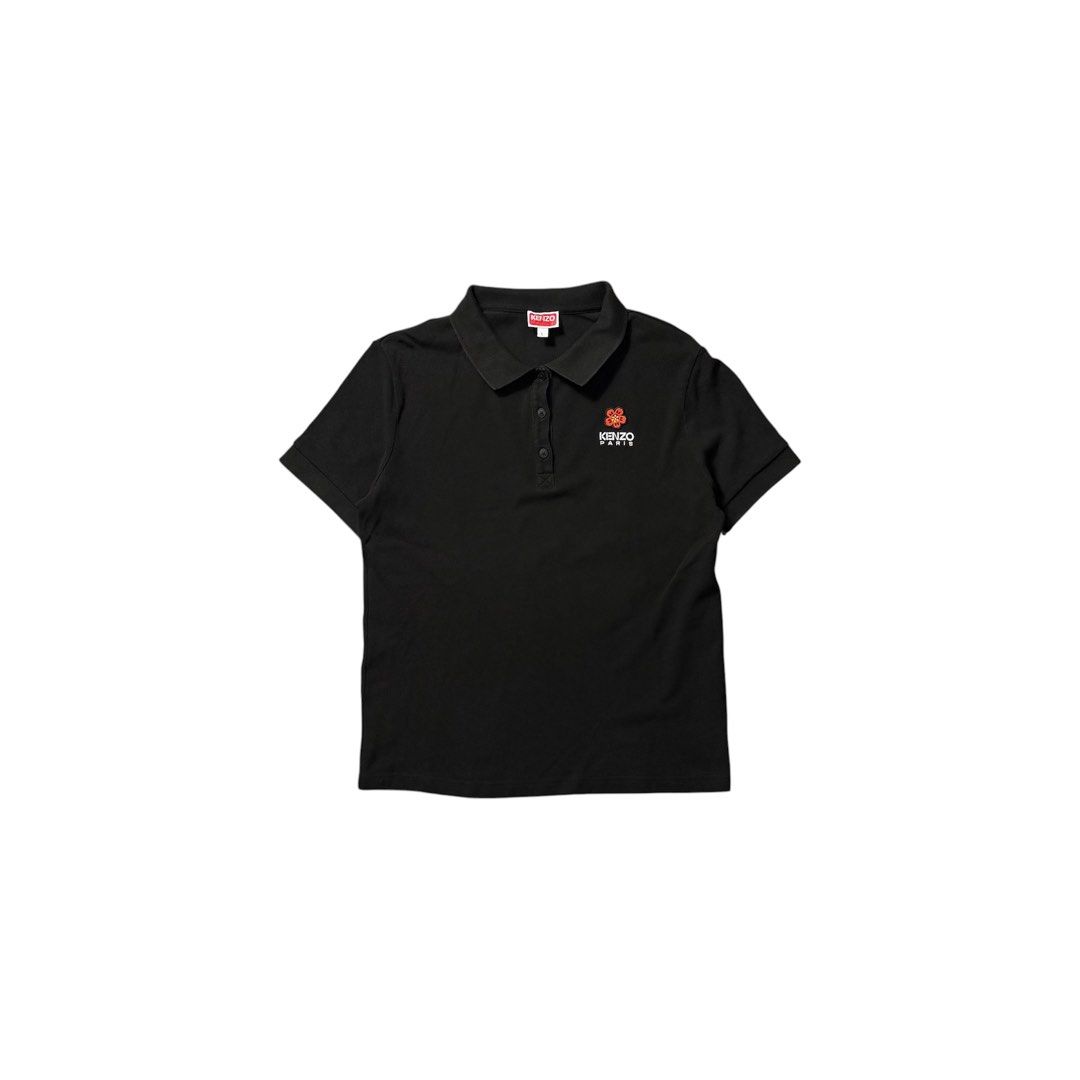 Kenzo Paris Black Polo Shirt (Category: Tshirts & Polo Shirts ) located in Dagupan City. Submitted by dgp.plvg (Listing ID 1468957014, Image 1). Description: KENZ0 PARIS BOKE FLOWER SIDE LOGO EMBROIDERED POLO SHIRT Size: Large Width: 19.5” Length: 24” Condition: good as new Issues: none. Mine: ₱3,500.