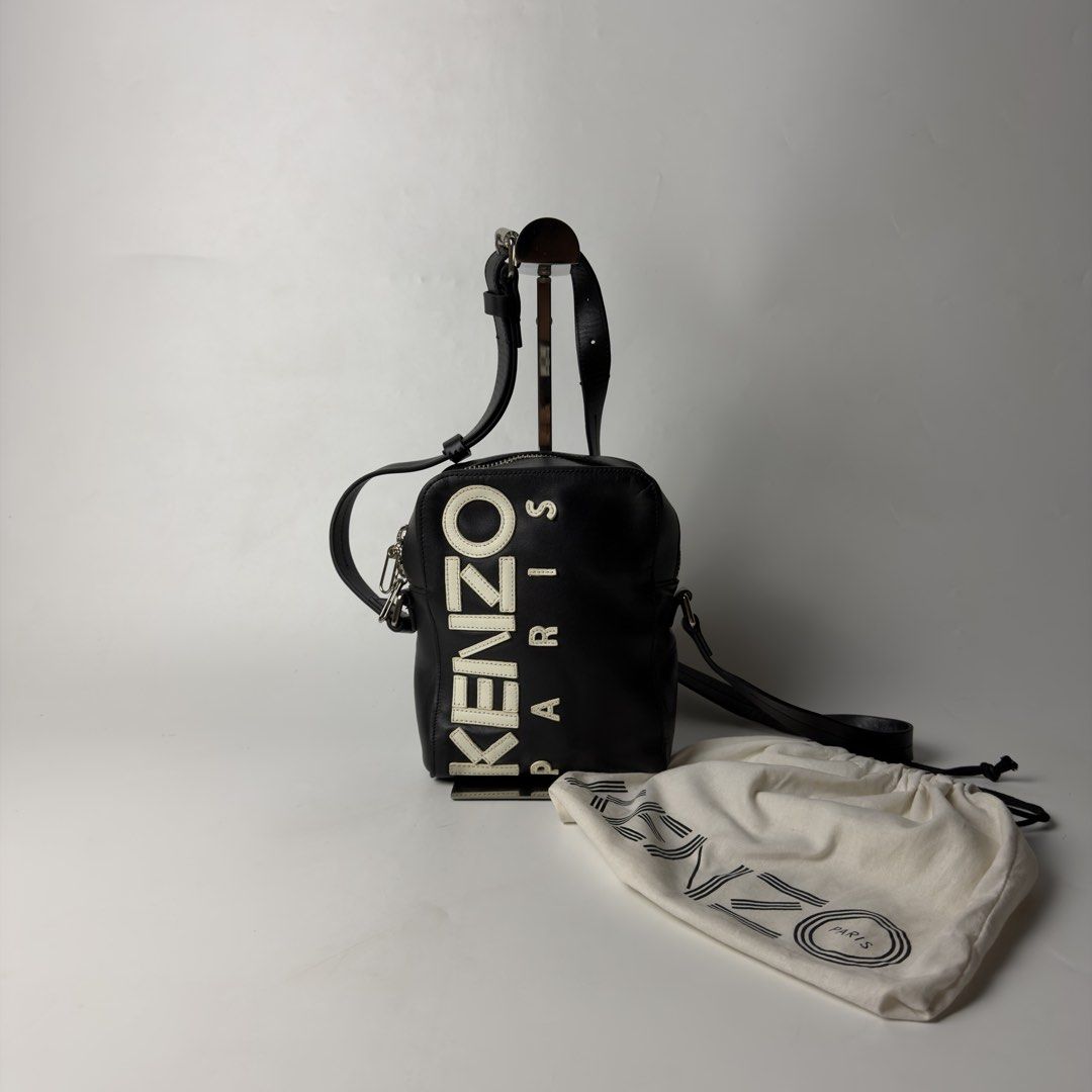 Kenzo Paris Crossbody Bag (Category: Luxury Bags & Wallets) located in Manila. Submitted by streetsavvy (Listing ID 1469024662, Image 1). Description: Kenzo Paris Crossbody Bag Width: 6” Height: 8” Depth: 2.5” Strap Drop: 17” Measured in Inches Condition: Like New Made in China.
