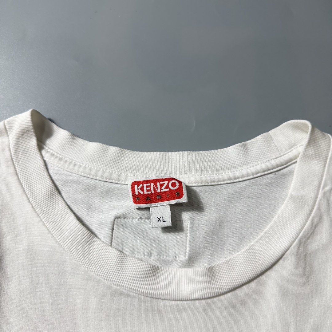 Kenzo Paris Elephant Graphic White Tee (Category: Tshirts & Polo Shirts ) located in Dagupan City. Submitted by dgp.plvg (Listing ID 1468955913, Image 3). Description: KENZ0 PARIS ELEPHANT POCKET TEE Size: XL Width: 22.5-23” Length: 29.5” Condition: Excellent Issues: none. signs of usage only Mine: ₱3,000.