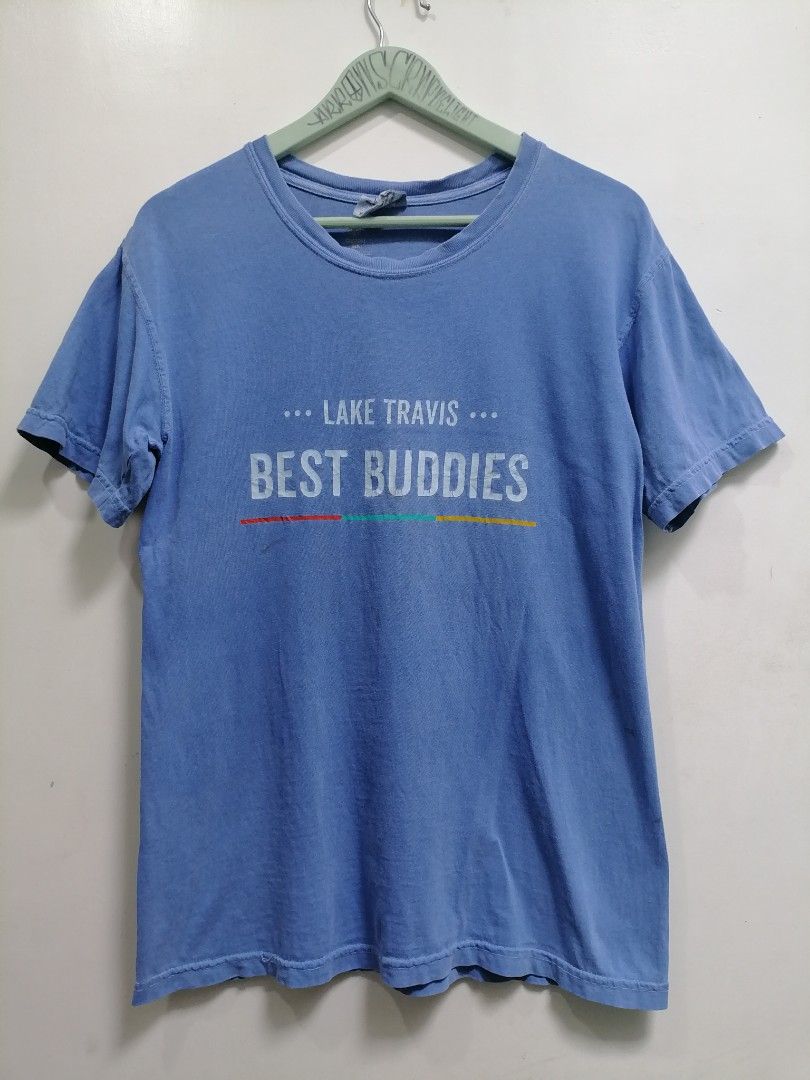 k.harring Best Buddies Shirt (Category: Tshirts & Polo Shirts ) located in San Mateo. Submitted by arrowscrap_delight (Listing ID 1469060086, Image 2). Description: K.Harring Best Buddies Shirt As is Condition Made in Honduras 100% Cotton Comport Colors Heavyweight Garment Dye Ring Spun Size Small Length : 27.5" Width : 18.5" Issues : Cracks on Print , Loose Neckline , Stain and Loose Stich. As is. Washed ,Ready to Wear 75 + SF.