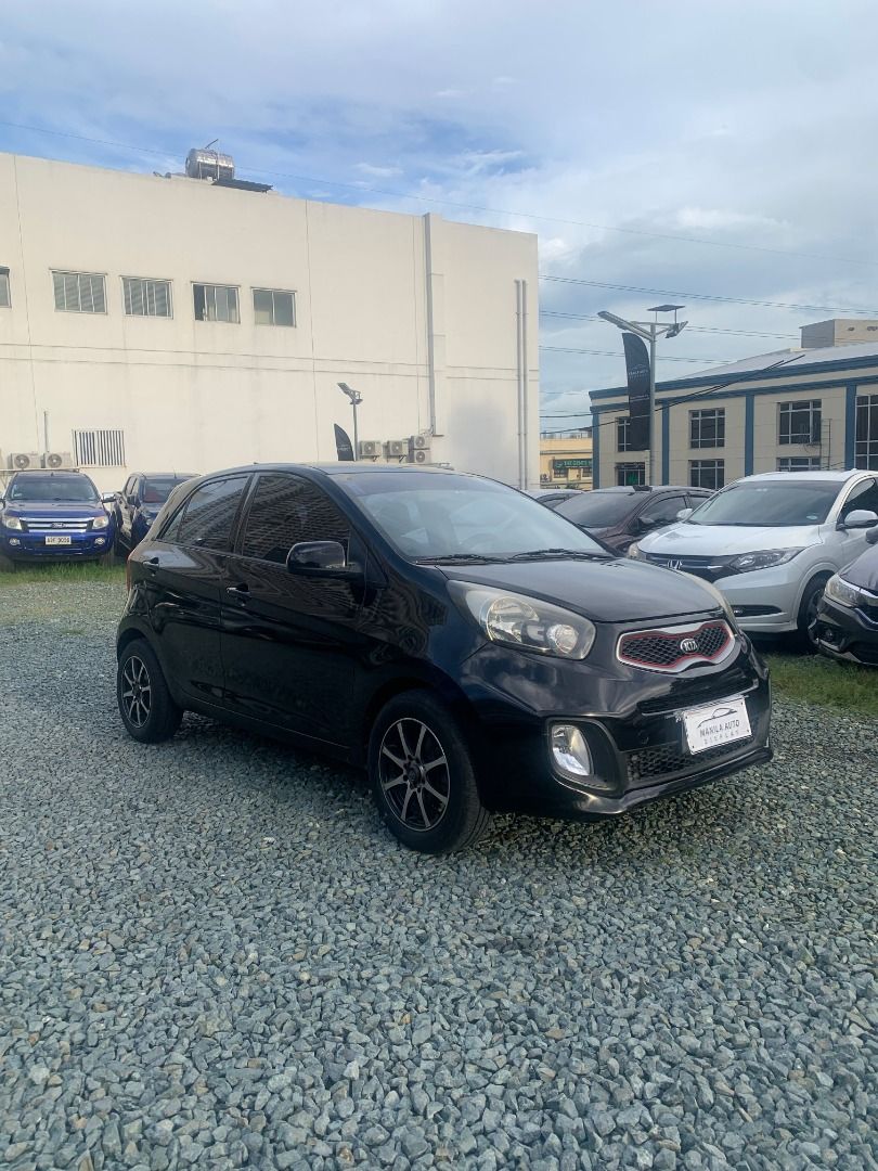 Kia Picanto EX Manual (Category: Used Cars) located in Pasig City. Submitted by pureocean-057512 (Listing ID 1468988676, Image 3). Description: 2015 KIA PICANTO EX GAS MANUAL TRANSMISSION Downpayment: ₱90,391 Keyless Galaxy Black 68tkms mileage 7 ending plate Manual Transmission Gasoline Engine Power Windows Keyless Entry Fabric Seat Clean inside and out AM/FM/CD/USB/AUX/MP3 Cheapest in the market Good running condition As is where is PLEASE CALL