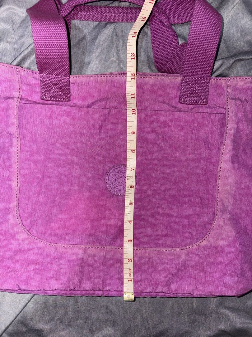 Kipling light purple tote bag (Category: Tote Bags) located in Taguig. Submitted by aliuy (Listing ID 1469103774, Image 3). Description: Approximate strap length (inches): - min 24 - max 48 Authentic Kipling bag Rfs: decluttering ▪️Shipping via J&T or Grab Express/Lalamove for MNL area; J&T for provinces ▪️No Shope.e checkout ▪️Location of item: Taguig ▪️Available as long as posted ▪️Last price as posted ▪️Not interested in swapping ▪️ Will hold 