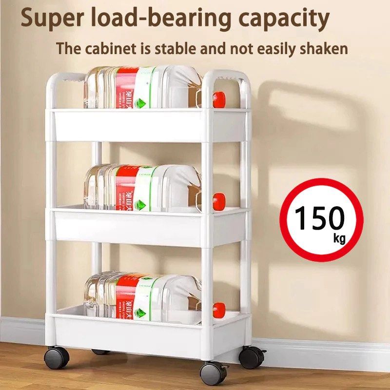 kitchen furniture (Category: Bathroom & Kitchen Fixtures) located in Manila. Submitted by happycrystal_c07245 (Listing ID 1469086510, Image 2). Description: cart moving rack kitchen storage shelf .