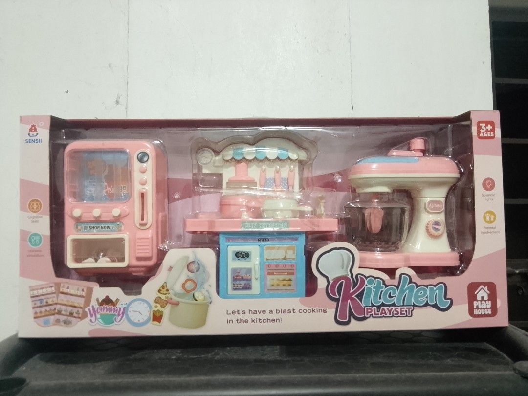 Kitchen Playset Toy for Kids (Category: Kids Toys) located in Quezon City. Submitted by ririyumi007 (Listing ID 1469056709, Image 1). Description: 📍Quezon City BRAND NEW - Shipping fee is shouldered by the buyer - Pm for more details.