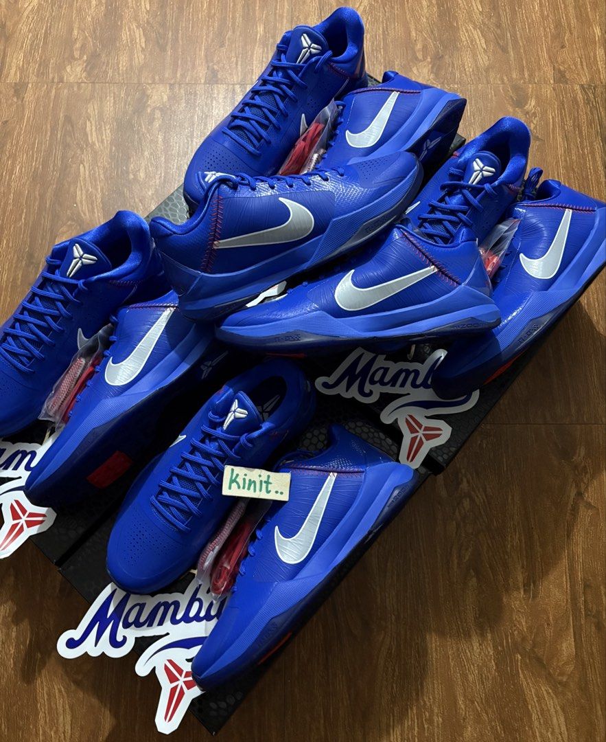 Kobe 5 dodgers (Category: Sneakers) located in Las Pinas. Submitted by kinit05 (Listing ID 1469002466, Image 1). Description: WTS / For Sale‼️ Kobe 5 Dodgers sizes: 13(2) - ₱17999 each 💯 Legit PM📩📩 📍Cavite/Alabang loc Shipping thru Lalamove/Jnt/JRS/LBC.
