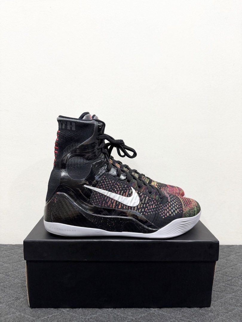 KOBE 9 HIGH MASTERPIECE Size 10 (Category: Sneakers) located in Paranaque City. Submitted by tellemkicks (Listing ID 1469012675, Image 1). Description: for sale or trade kobe 9 high masterpiece size 10 used once pair only ₱4,995 only! PARAÑAQUE LOCATION 📍.