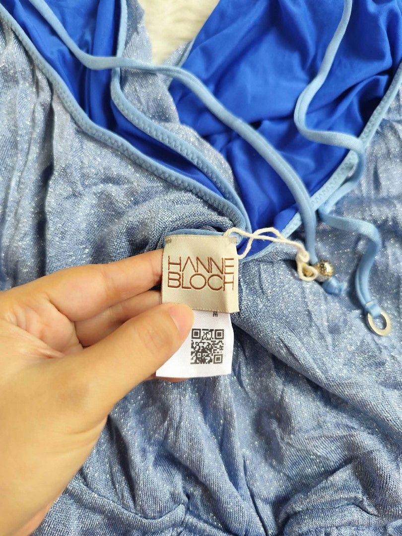 (L) Hanne Bloch Blue Metallic Halter Leotard (Category: Bikinis & Swimsuits) located in Paranaque City. Submitted by sl_shop05 (Listing ID 1468945587, Image 3). Description: 🌻Like New🌻 🌼Brand: HANNE BLOCH ➡️No Pads ✨Size: Large ❎𝑨𝒍𝒍 𝒊𝒕𝒆𝒎𝒔 𝒂𝒓𝒆 𝑷𝑹𝑬𝑳𝑶𝑽𝑬𝑫 𝒊𝒏 𝑮𝒐𝒐𝒅 𝑪𝒐𝒏𝒅𝒊𝒕𝒊𝒐𝒏 ❎𝑷𝒍𝒆𝒂𝒔𝒆 𝒅𝒐 𝒎𝒂𝒏𝒂𝒈𝒆 𝒚𝒐𝒖𝒓 𝒆𝒙𝒑𝒆𝒄𝒕𝒂𝒕𝒊𝒐𝒏𝒔. ❎𝑾𝑨𝑺𝑯 𝒃𝒆𝒇𝒐𝒓𝒆 𝑼𝑺𝑬‼️ ❎𝑩𝑼𝒀 𝒂𝒕 𝒚𝒐𝒖𝒓 𝒐𝒘𝒏 𝒓𝒊𝒔𝒌‼️ ❎𝑵�