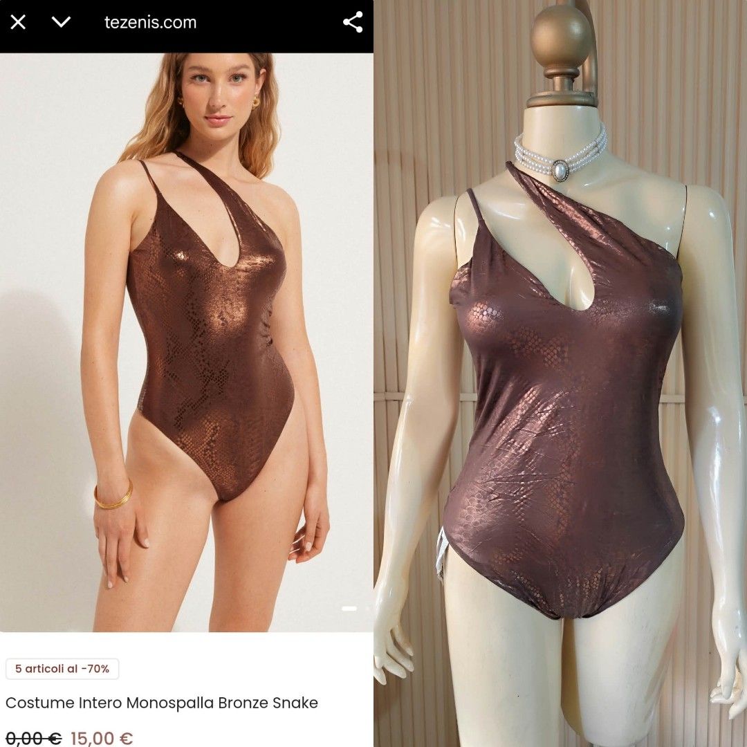 (L) Tezenis Monospalla Bronze Bodysuit (Category: Bikinis & Swimsuits) located in Paranaque City. Submitted by sl_shop05 (Listing ID 1468947027, Image 2). Description: 🌻Like New🌻 🌼Brand: TEZENIS ➡️No Pads ✨Size: Large ❎𝑨𝒍𝒍 𝒊𝒕𝒆𝒎𝒔 𝒂𝒓𝒆 𝑷𝑹𝑬𝑳𝑶𝑽𝑬𝑫 𝒊𝒏 𝑮𝒐𝒐𝒅 𝑪𝒐𝒏𝒅𝒊𝒕𝒊𝒐𝒏 ❎𝑷𝒍𝒆𝒂𝒔𝒆 𝒅𝒐 𝒎𝒂𝒏𝒂𝒈𝒆 𝒚𝒐𝒖𝒓 𝒆𝒙𝒑𝒆𝒄𝒕𝒂𝒕𝒊𝒐𝒏𝒔. ❎𝑾𝑨𝑺𝑯 𝒃𝒆𝒇𝒐𝒓𝒆 𝑼𝑺𝑬‼️ ❎𝑩𝑼𝒀 𝒂𝒕 𝒚𝒐𝒖𝒓 𝒐𝒘𝒏 𝒓𝒊𝒔𝒌‼️ ❎𝑵𝑶 𝑹𝑬𝑻𝑼