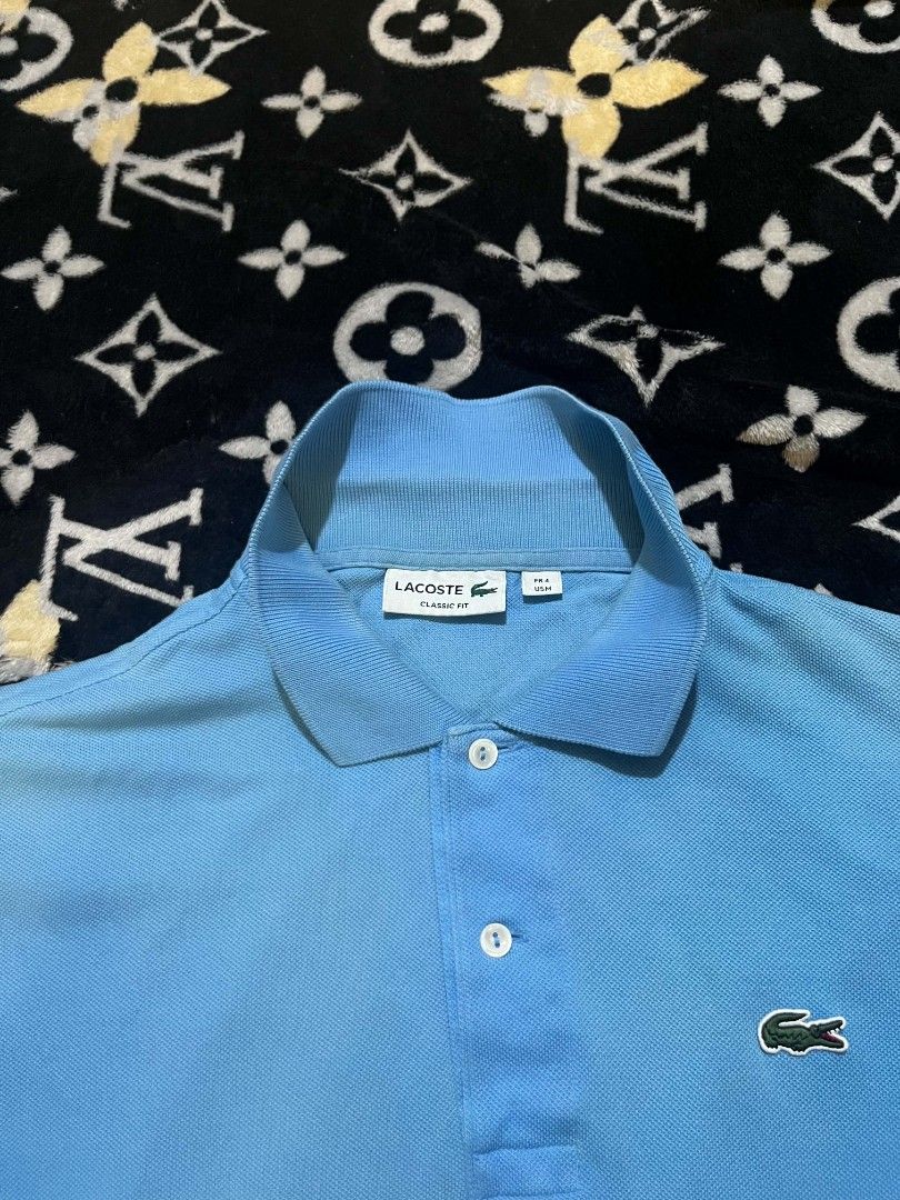 Lacoste (Category: Tshirts & Polo Shirts ) located in Marikina City. Submitted by doobiethrift (Listing ID 1469135141, Image 3). Description: No issue Size 4 (M) 21 W 26 L Excellent condition.