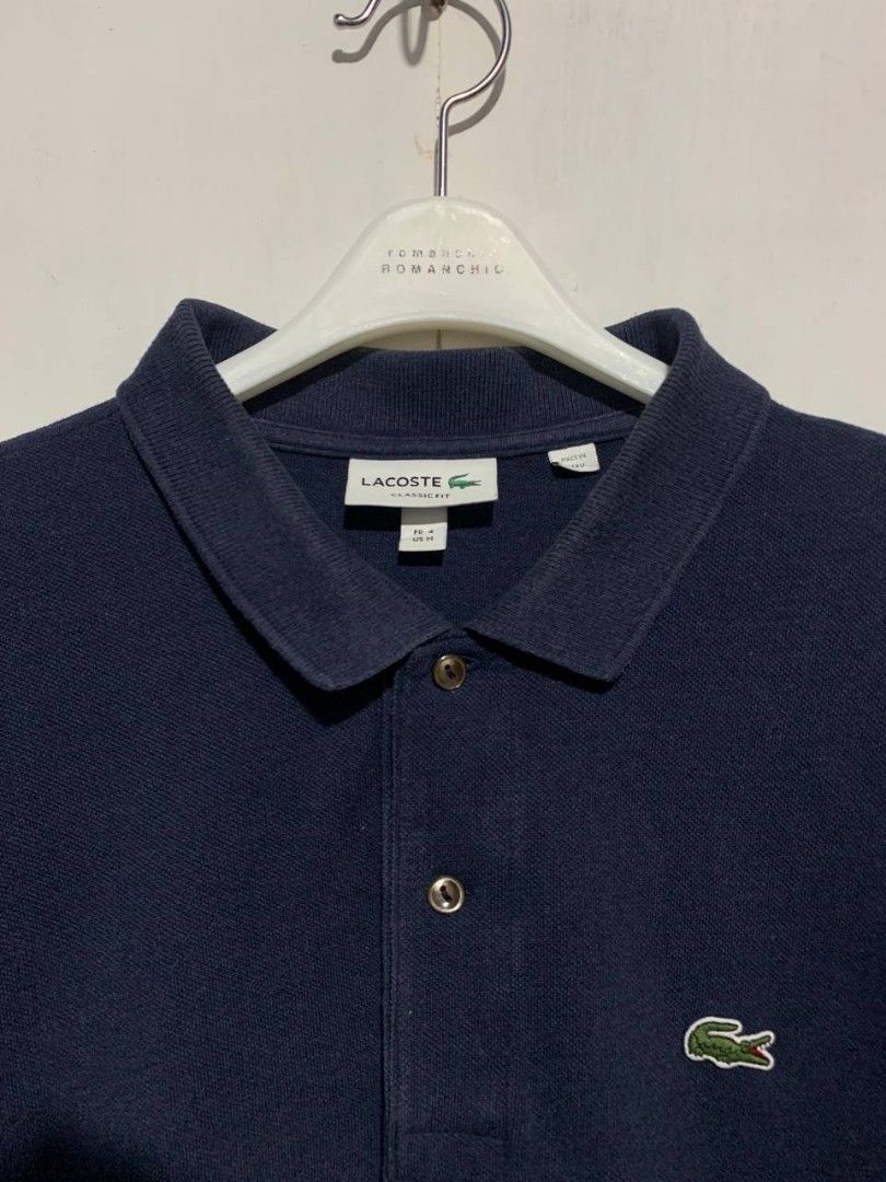 Lacoste classic fit polo shirt (Category: Activewear) located in Libon. Submitted by clarenceramirez (Listing ID 1469092695, Image 3). Description: ‎LACOST3 CLASSIC FIT POLO SHIRT ‎(AUTHENTIC/ORIGINAL) ‎ ‎FLAT LAY MEASUREMENT: ‎•28 INCHES LENGTH ‎•19 INCHES WIDTH ‎BEST FIT LARGE ‎COLOR RATE: 9/10 ‎FLAWS: MINIMAL FADE IN COLLAR/KWELYO ‎CONDITION: 9/10 ‎ ‎PRICE: ₱1,000+sf ‎.