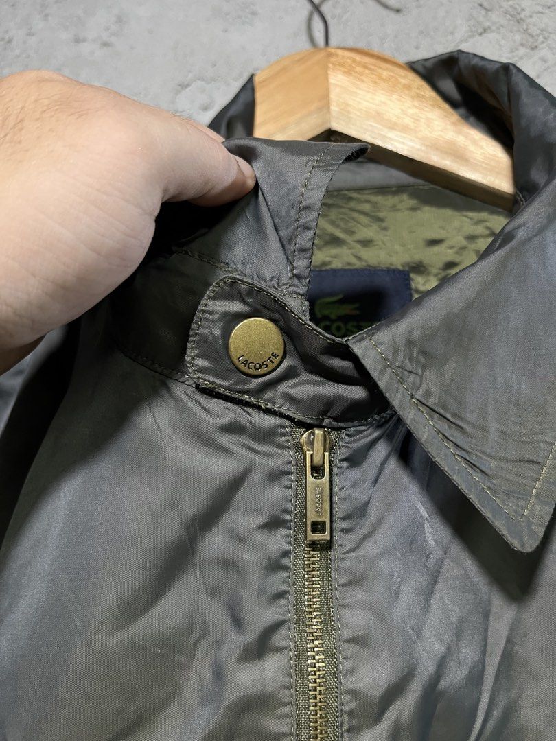 Lacoste harrington jacket nylong 56 (Category: Coats, Jackets and Outerwear) located in Quezon City. Submitted by headline. (Listing ID 1468979408, Image 3). Description: LACOSTE HARRINGTON JACKET Size:56 Dimes:26x28 cm Army green EXCELLENT CONDITION FOR ONLY:1,750php +SHIPPING FEE.