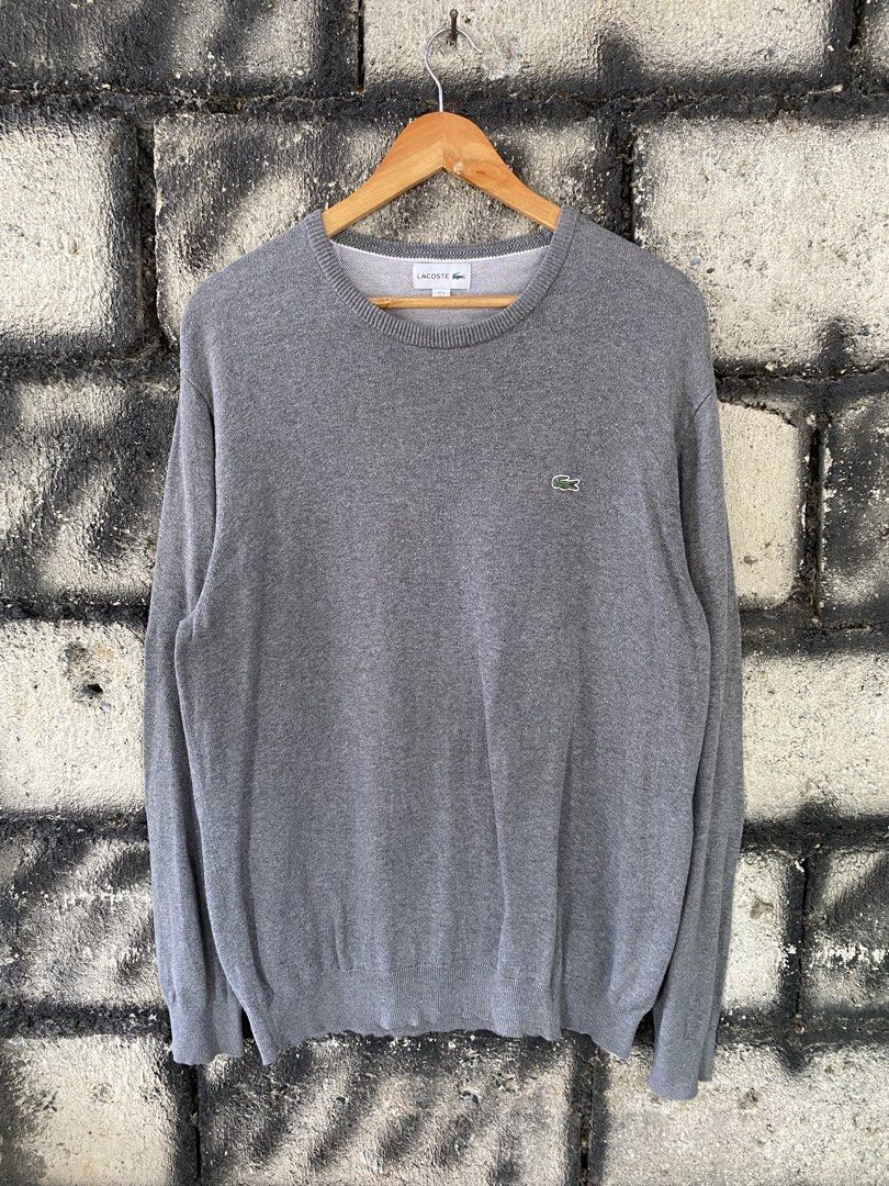 Lacoste Knitted Sweater (Category: Coats, Jackets and Outerwear) located in Villaverde. Submitted by theluxurythrift.ph (Listing ID 1468961892, Image 1). Description: Wts Lacoste Sweater Size Large on Tag W 22 Inch L 29 Inch Excellent Condition 1299 + Sf.