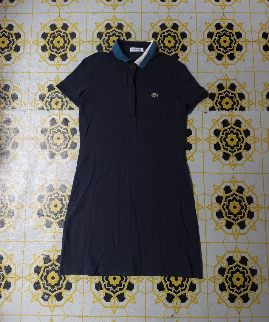 Lacoste Polo Dress Navy Size 40 (Category: Dresses) located in Manila. Submitted by yuzthrift (Listing ID 1469067112, Image 1). Description: ‎LACOSTE POLO DRESS AUTHENTIC ‎ ‎SIZE : 40 ‎DIMES : 18 x 35 ‎9.9/10 COLORATE ‎NO ISSUE / EXCELLENT CONDITION ‎ ‎350PHP + SHIPPING.