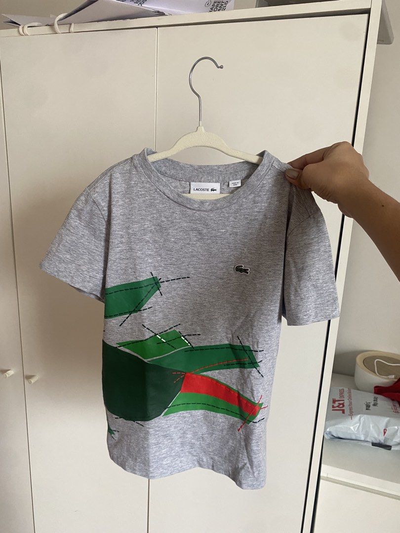 Lacoste polo for kids 8A (Category: Babies & Kids Fashion) located in Cavite. Submitted by lz.closet (Listing ID 1468760147, Image 1). Description: Lacoste tshirt for kids 8A Good as new condition Fit 5-6 years old Authentic - preloved.