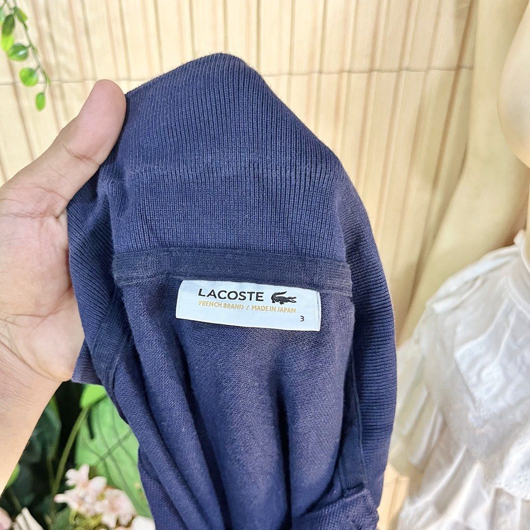 LACOSTE POLO SHIRT NABY BLUE (Category: Shirts) located in Cabadbaran. Submitted by reylandx (Listing ID 1469035249, Image 3). Description: Dimes: 17.5x26 Size: 3 ( M ) Excllent cond No issue Color rate: 9.8/10 ₱850 shipped.