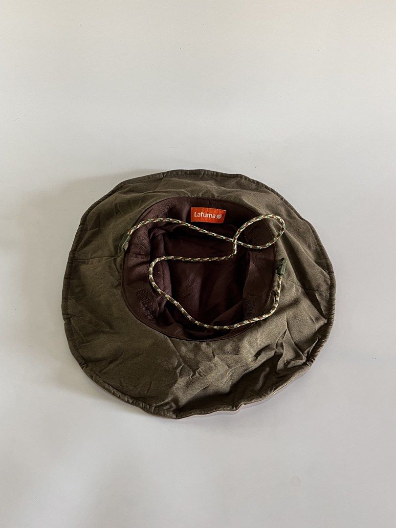 Lafuma Bucket Hat (Category: Caps & Hats) located in Malaybalay. Submitted by haulsome (Listing ID 1468993846, Image 2). Description: Lafuma Bucket Hat -No flaws/Like new -Features a lafuma leather patch logo on sides and unique belt like around the cap -Perfect for any outdoor activities -Adult size, fits up to 57cm-58cm 400php, +sf .