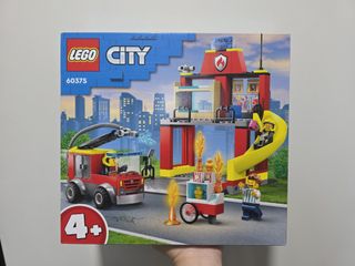 LEGO City 7208 fire truck and fire station with Minifigures, Toys ...