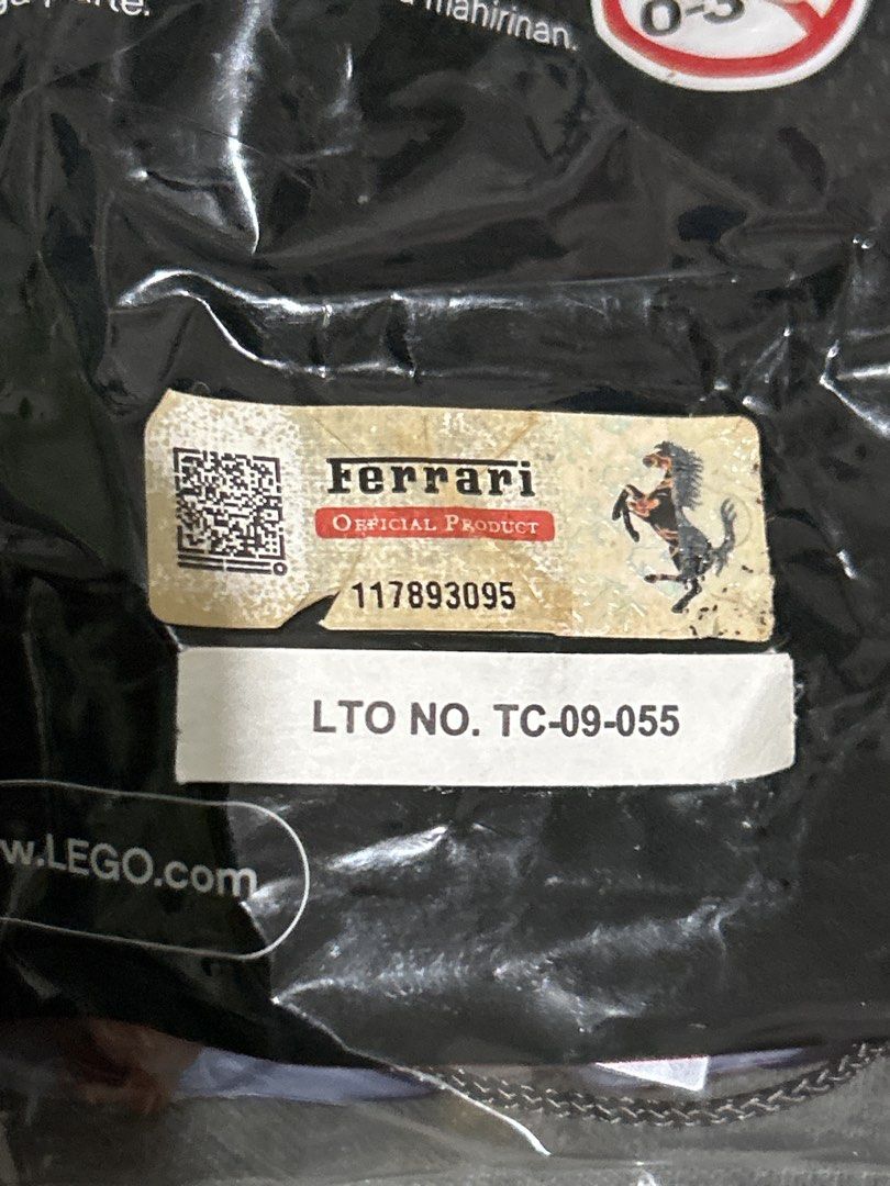 LEGO Shell V-Power Ferrari 30196 (Category: Lego & Building Sets) located in Manila. Submitted by crispeepatata (Listing ID 1469046603, Image 3). Description: - Official licensed LEGO Shell V-Power Ferrari set (Item 30196) - Factory sealed and brand new in polybag - Includes three collectible minifigures - Features buildable fuel pump, tool cart, and laboratory workstation - Stored in a clean, smoke-free, unopened condition.