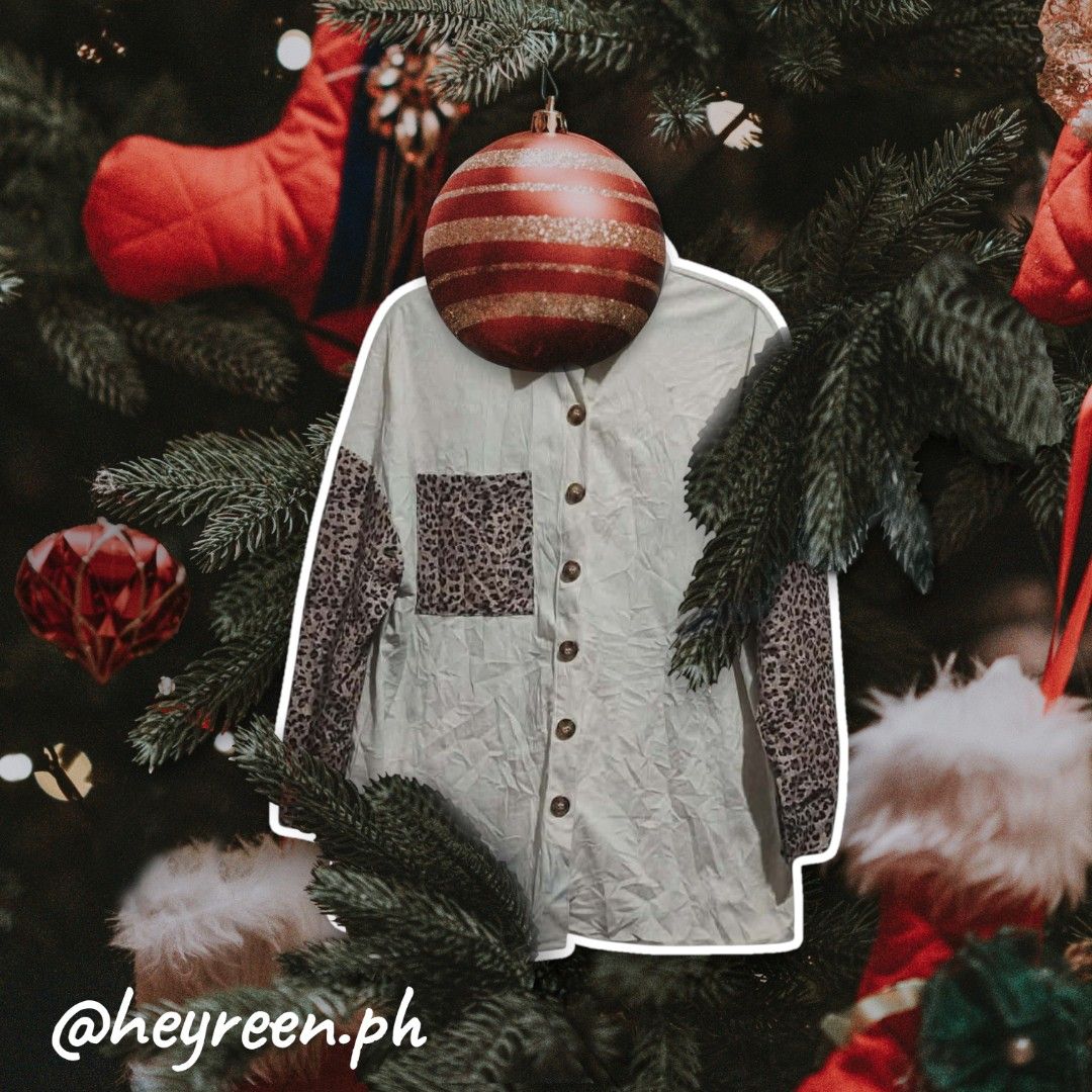 Leopard Print Patchwork Overshirt Blouse | Y2K Blouse (Category: Coats, Jackets and Outerwear) located in Makati City. Submitted by heyreen.ph (Listing ID 1469022722, Image 1). Description: TAYO PO, PINAKA-LOWEST AT THE MARKET! 💯 If natataasan po kayo sa PRESYO ko. Open po ang "MAKE OFFER" button ko. Kayo po mag-dedecide, ng PRESYO niyo. MABILISAN lang po ako magbenta. (all items, are sale on rush! 💨) 🚛 FAST & FREE SHIPPING on most items! ‡ DI