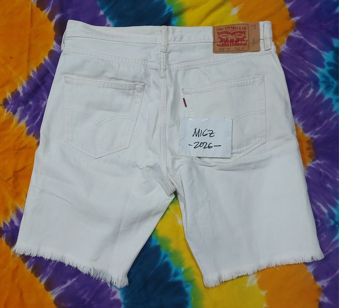 Levi's 501 CT Shorts (Category: Shorts) located in Davao. Submitted by juanmigzdvo (Listing ID 1469159144, Image 2). Description: Levi's 501 CT Shorts (Mens) Excellent ✅️ size: 32 W "32-34 W x 19.5 L" Php 1,200.00 PM for more Inquiry 😁....