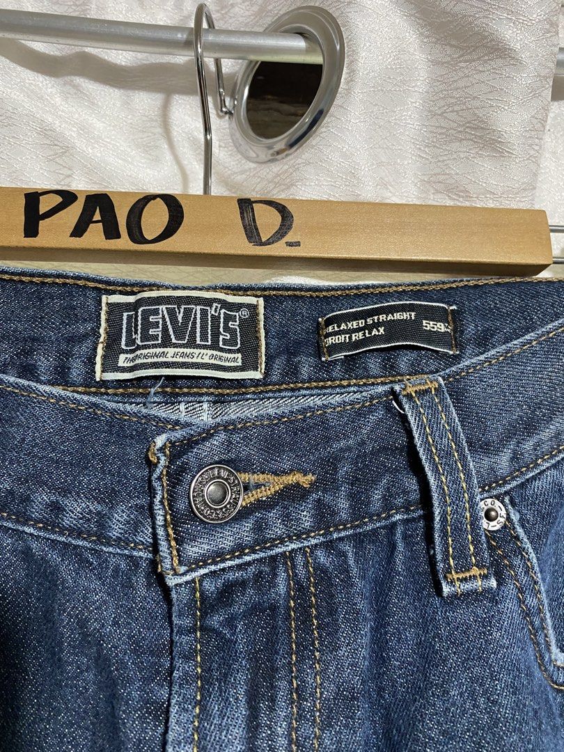 Levi's 559 Relaxed Straight Jeans (Category: Jeans) located in Davao. Submitted by VapenDrip (Listing ID 1469062299, Image 3). Description: Levi's 559 Relaxed Straight Jeans Waist 30 Length 38 Thigh 12 Hem 8.5 Excellet condition 750+sf.