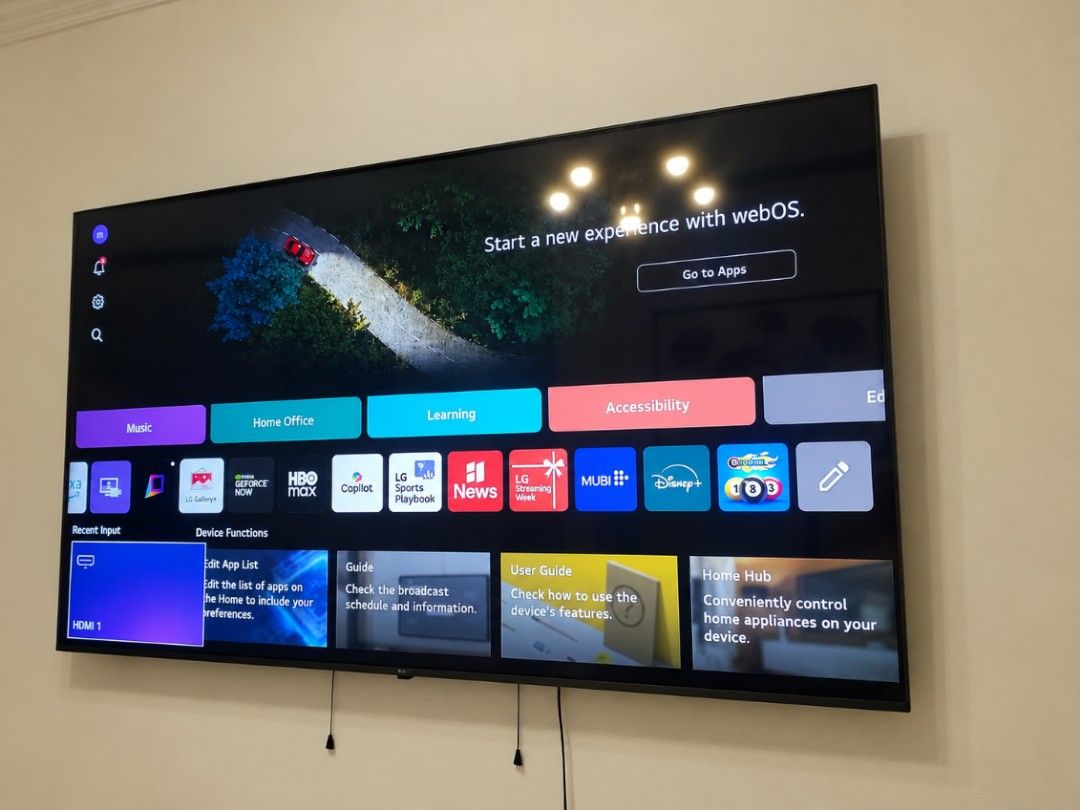 LG 75” 4K UHD Smart TV | 75UT8050PSB (Category: TV) located in Makati City. Submitted by jfashionandmoreee (Listing ID 1469066722, Image 1). Description: LG 75UT8050PSB – 75” 4K UHD SMART TV | SRP: ₱99k+ 📺 LG 75UT8050PSB 75” 4K UHD SMART TV 🔹 4K Ultra HD Resolution 🔹 α5 AI Processor 4K Gen7 🔹 HDR10 & HLG 🔹 webOS Smart TV 🔹 AI Sound Pro 🔹 FILMMAKER MODE™ 🔹 Game Optimizer 🔹 Built-in Wi-Fi & Bluetooth ———————— Ultra HD HDR10 Pro alpha 5 AI 