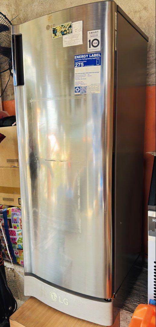 LG Single Door Refrigerator (Category: Refrigerators and Freezers) located in Morong. Submitted by jrualat (Listing ID 1468993456, Image 1). Description: LG Single Door Refrigerator. No issues so far. RFS: will upgrade to a bigger ref. Preferred mode of delivery: Transportify (Buyer to shoulder fee) Location: Morong, Rizal.
