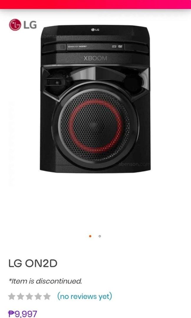 LG XBoom 80 watts component cd dvd player bluetooth (Category: Soundbars, Speakers & Amplifiers) located in Pasig City. Submitted by jrriv (Listing ID 1468968747, Image 3). Description: no issue with remote cd dvd player 220v 4k (srp 10k) pickup de castro pasig.