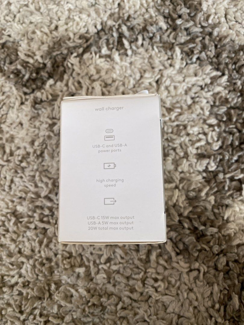 Lightning Cable & Adapter for iphone android (Category: Chargers & Cables) located in Batangas. Submitted by lux_kimmy (Listing ID 1468990158, Image 2). Description: Charger Bundle Set 🍏 US Brand 🇺🇸 Fast Charger 🔌💨 Get 1 wall charger, 2 charging cables ⚡️ this SET for only 599+SF 💸 if each cable 3ft - ₱180 cable 4ft - ₱200 Adaptor - ₱350 .
