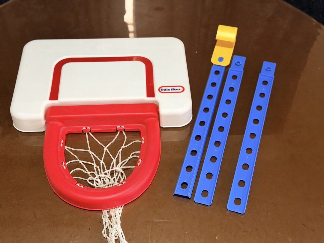 Little Tikes Attach & Play Basketball Set (Category: Infant Playtime) located in Paranaque City. Submitted by sweetiesarah01 (Listing ID 1469059340, Image 1). Description: Ball Included (just not in photo) Hand on door basketball set ❌ Box .