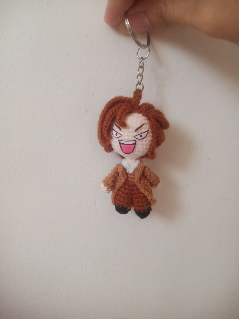 Lloyd crochet keychain (Category: Handmade Craft) located in Manila. Submitted by flowerfins (Listing ID 1469008429, Image 1). Description: -3inches - good for your bag/wallet/keys -made to order .