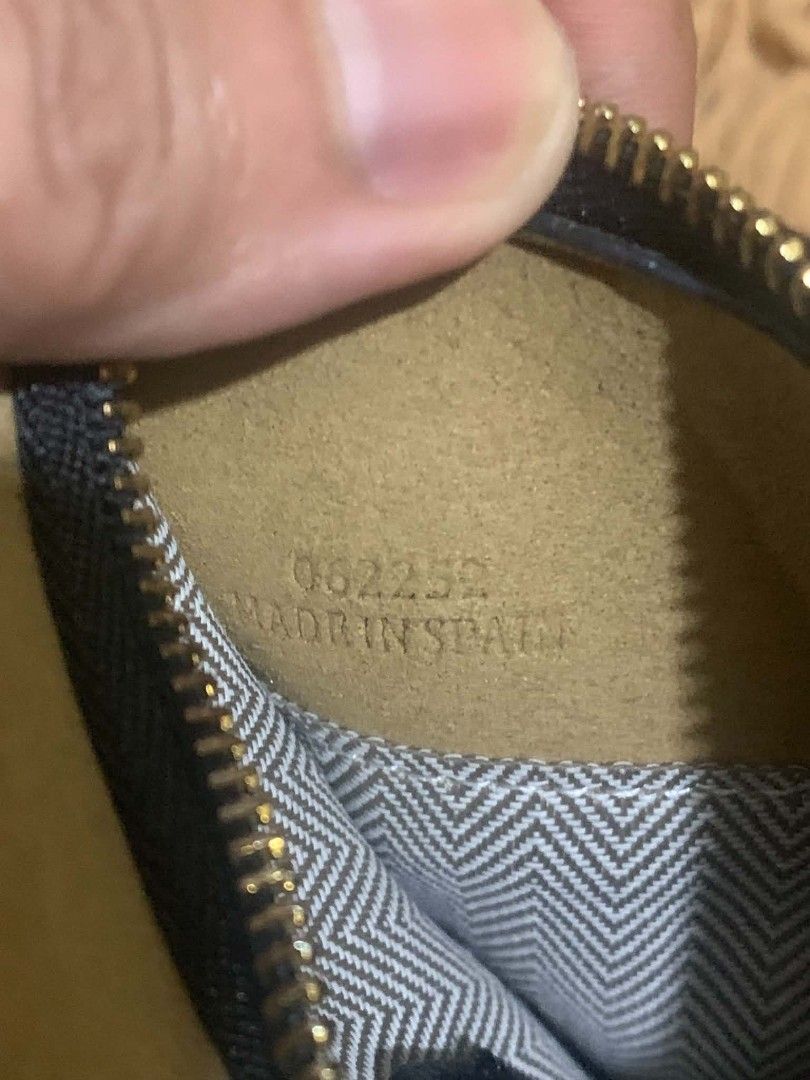 Loewe (Category: Cross-body Bags) located in Legazpi City. Submitted by nashaiza (Listing ID 1468962253, Image 3). Description: Shoulder, crossbody or hand carry Detachable and adjustable strap Zip closure with calfskin pull Herringbone cotton canvas lining Embossed Anagram Gold Hardware coded made in spain ykk zipper excellent condition no issue Japan Source *authenticity not guarantee MOP: GCash Courier: J&T Express.